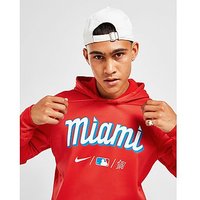 Nike MLB Miami Marlins City Connect Therma Hoodie - Red - Mens