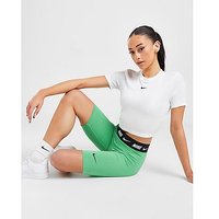 Nike Taped Cycle Shorts - Spring Green - Womens