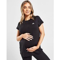 adidas Maternity Logo T-Shirt - Black  - Womens