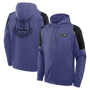 Everton Full Zip Hoodie – Skipper Blue/Black – Mens UKEvents.net Football Forum