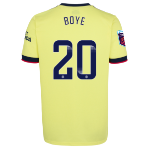 Simone Boye Sorenson - Arsenal Junior 21/22 Away Shirt 13-14