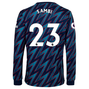 Albert Sambi Lokonga - Arsenal Adult 21/22 Long Sleeved Third Shirt 3XL