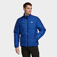 adidas BSC 3-Stripes Insulated Winter Jacket - Blue - Mens