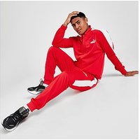 PumaPolyTracksuit Red Mens