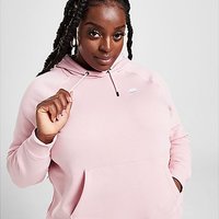Nike Essential Plus Size Overhead Hoodie - Pink - Womens