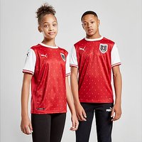 Puma Austria 2020 Home Shirt Junior - RED - Kids