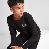 Emporio Armani EA7 Core Logo Long Sleeve T-Shirt Junior - Black - Kids