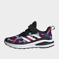 adidas FortaRun Elastic Lace Top Strap Running Shoes - Core Black