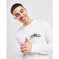 Jordan Air Graphics Long Sleeve T-Shirt - White - Mens