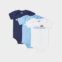 Ellesse Amealio 3 Pack Babygrows Infant - Multi Coloured - Kids
