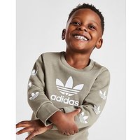 adidas Originals Repeat Trefoil Crew Tracksuit Infant - Grey - Kids