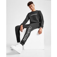 Calvin Klein Institutional Logo Crew Sweatshirt Junior - Black