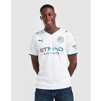Puma Manchester City FC 2021/22 Away Shirt - WHITE - Mens